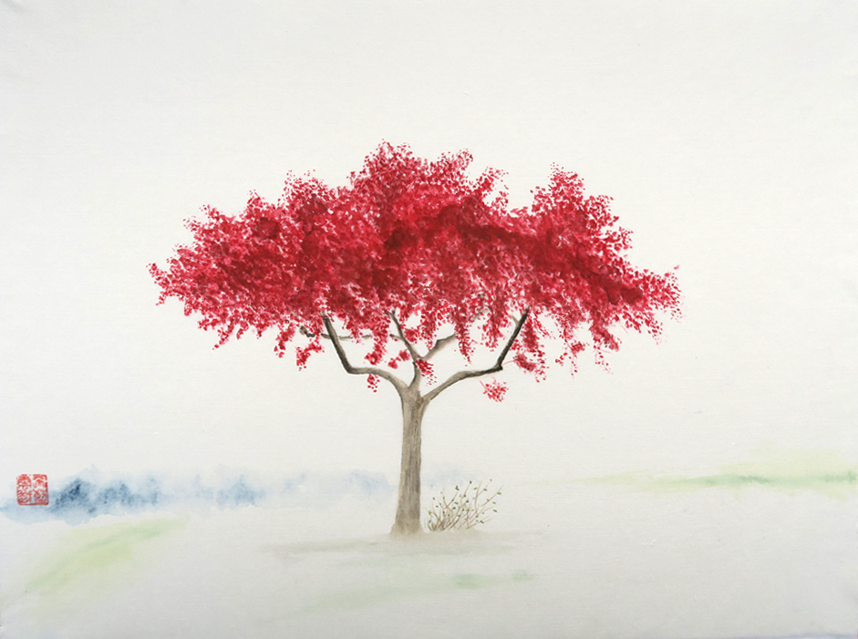 红树插画图片