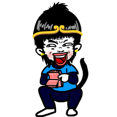 仁猴和毕加猪表情表情包