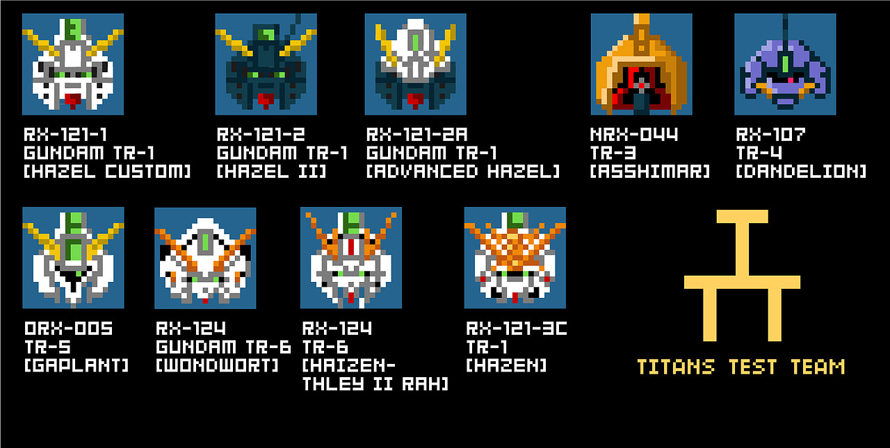 像素版机动战士头像第二弹从格利普斯战役到第一次新吉翁战争