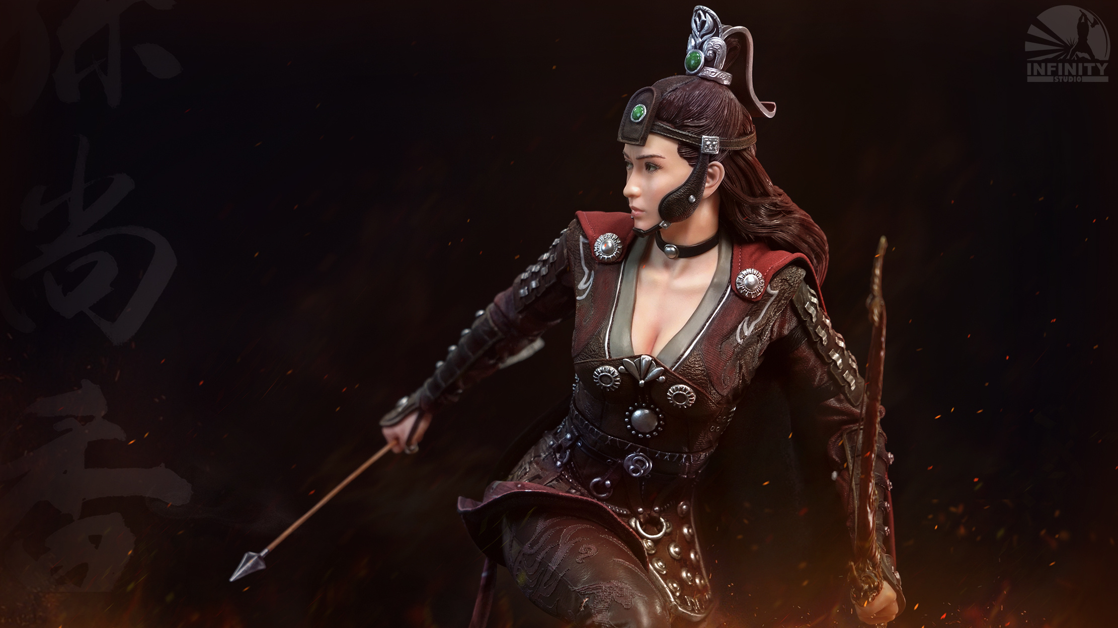 三国女将1/4孙尚香 替换头雕官图公布