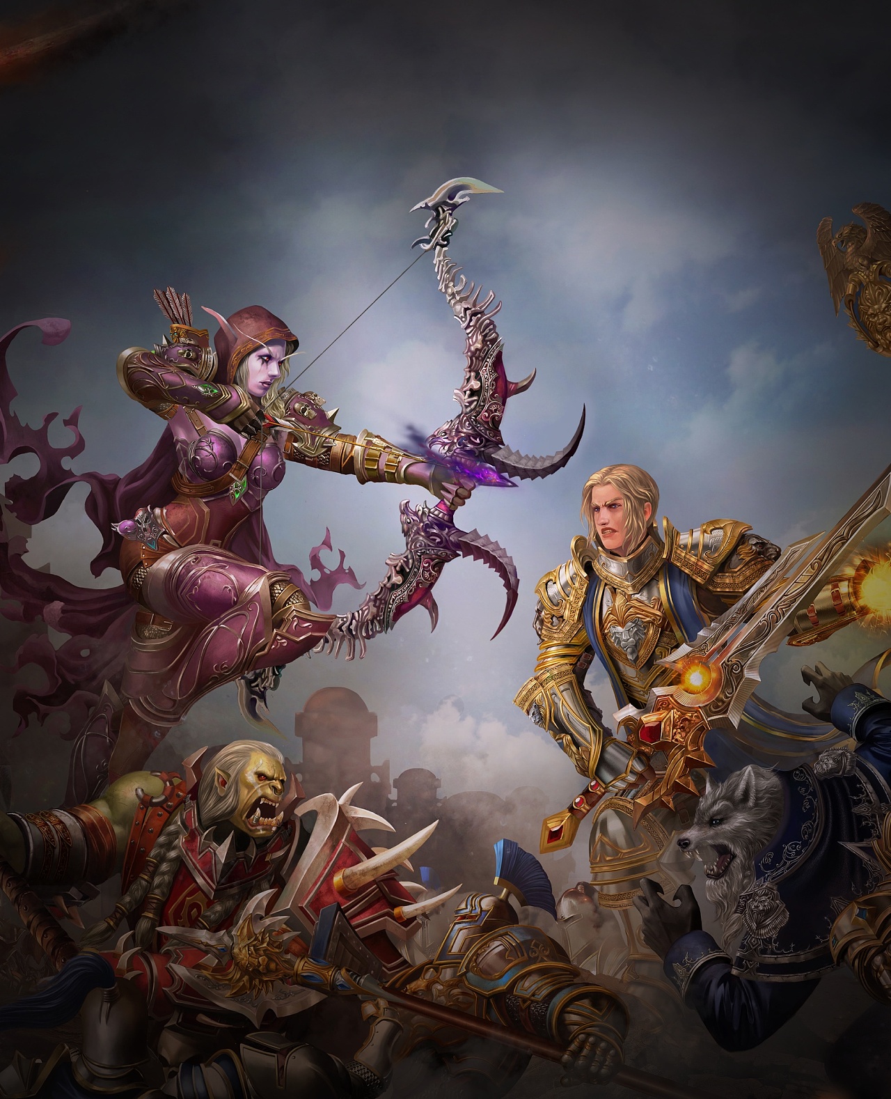 魔兽世界插画两张