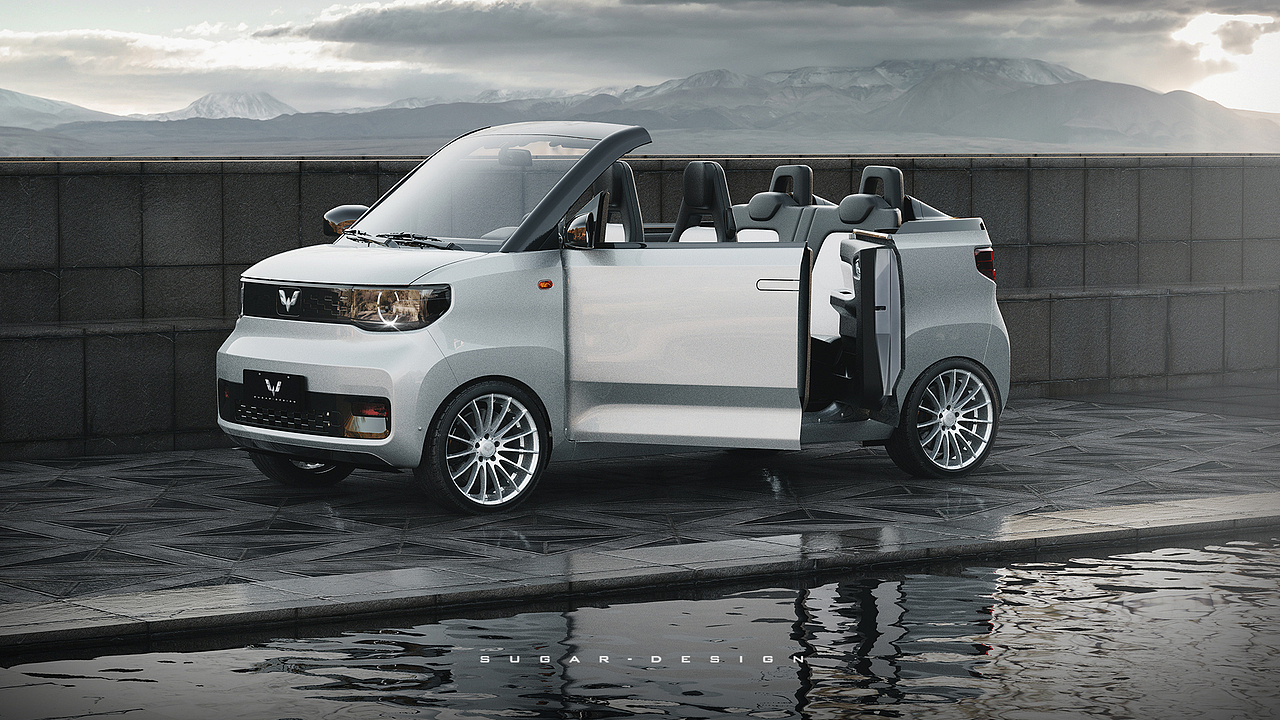 五菱宏光mini ev四座敞篷车新车预览