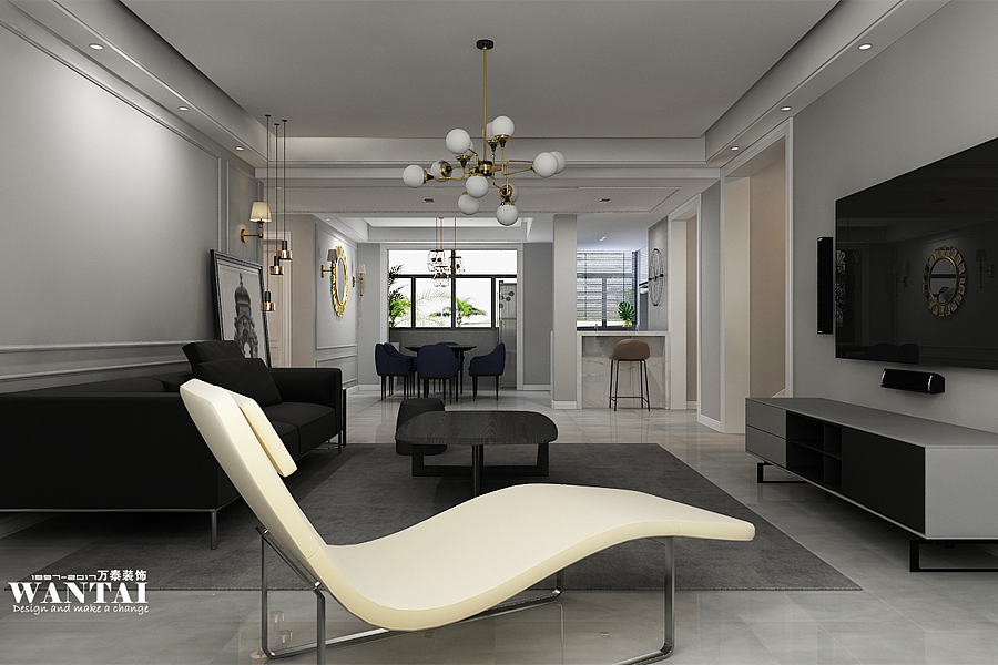 济宁青建白鹭洲复式效果图