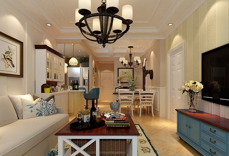 沈阳融创·沈阳府89平简美婚房设计