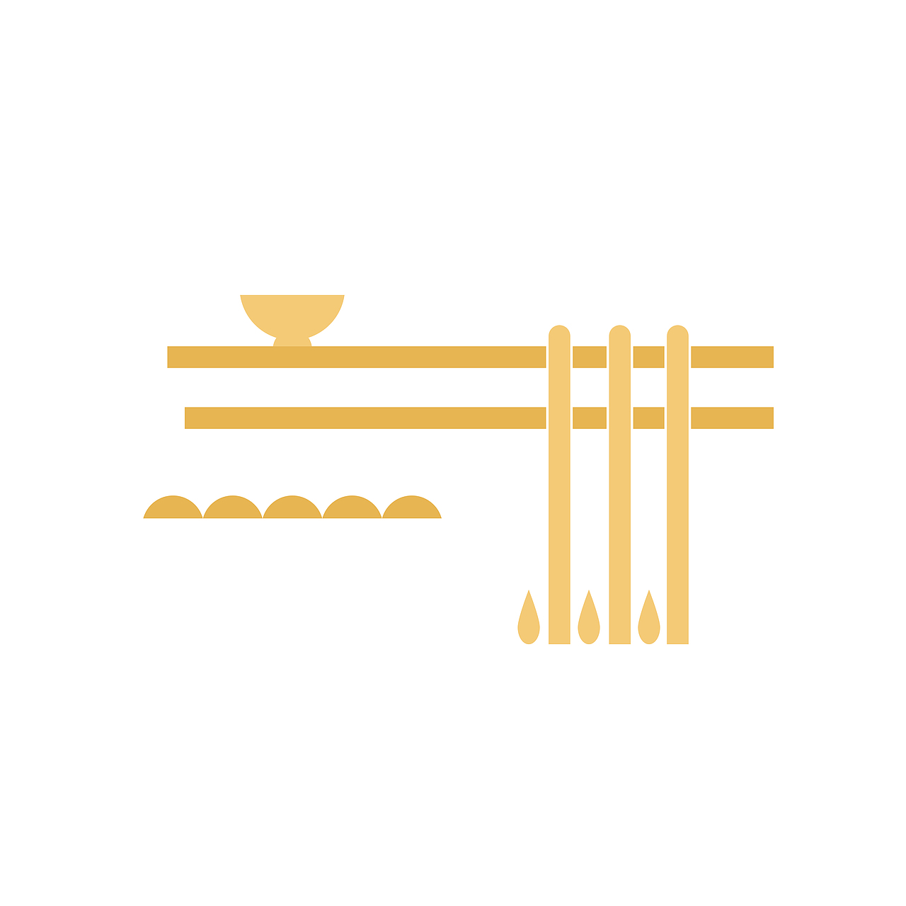 【兰州】主要元素:碗,筷子,中山桥,拉面,水滴