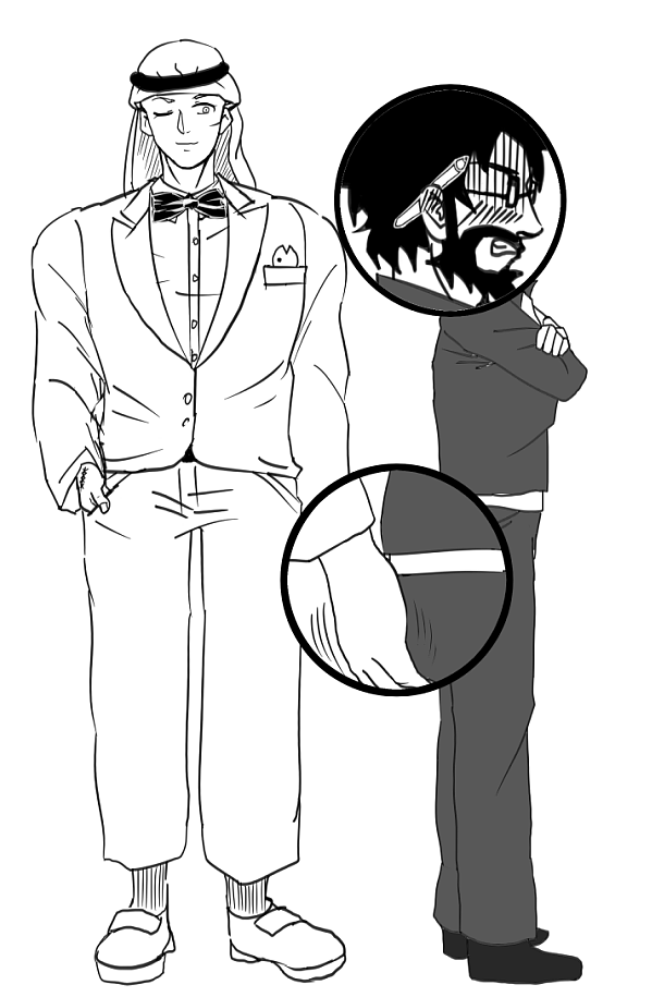 【漫白漫同人】人物设定_味噌大酱-站酷zcool