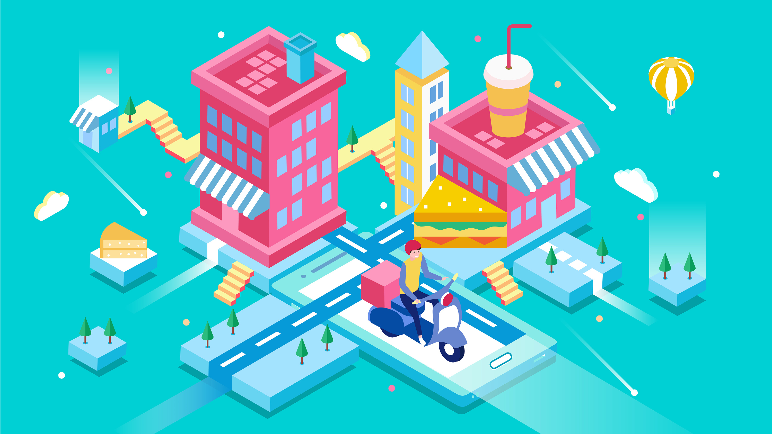 5d插画合集|插画|商业插画|云小团儿 - 原创作品 - 站酷 (zcool)