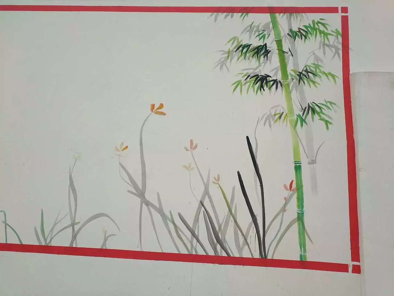 蜀绘壁画作品-乡村文化墙（图ZMTE3NTA2MjEy） - 建筑设计 - 站酷设计师蜀绘壁画原创素材 - 站酷ZCOOL