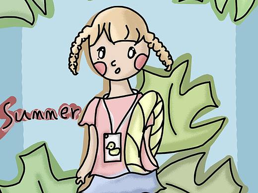 夏季女孩