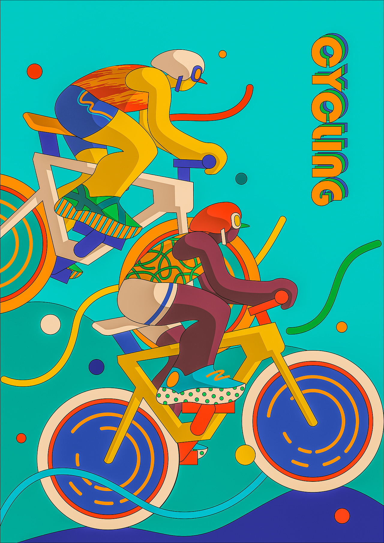 加油鸭（图ZMjY0MDY0MDk2） - 商业插画 - 站酷设计师EOWONG原创素材 - 站酷ZCOOL