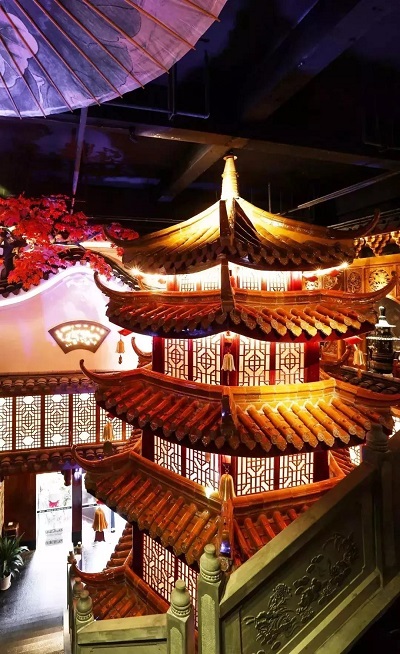 浙菜餐厅设计:穿越明朝纵使有佳丽三千,只独宠老宁波1381