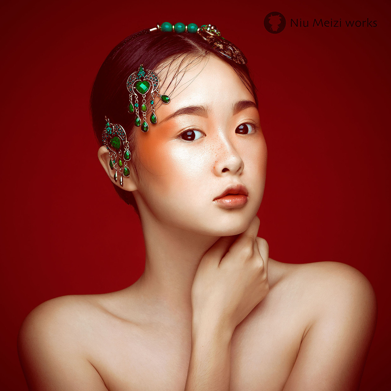 最萌民族风彩妆（图ZMTg0MTM2NTY=） - 修图/后期 - 站酷设计师牛梅子原创素材 - 站酷ZCOOL
