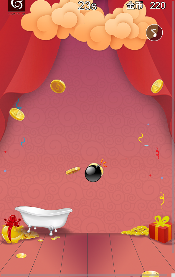 h5小游戲金豬送福，拖動(dòng)接物品類游戲（圖ZMTY3MzU1OTA4） - 游戲UI - 站酷設(shè)計(jì)師萌點(diǎn)科技原創(chuàng)素材 - 站酷ZCOOL