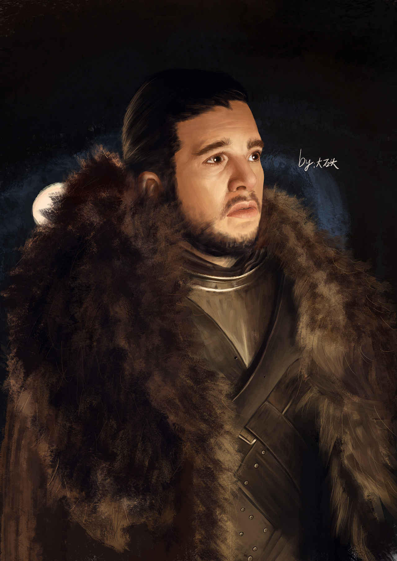 陆续的手绘作品 厚涂/插画