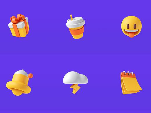 C4D临摹九宫格图标