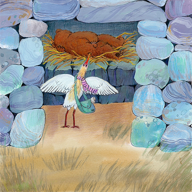 绘本《一天到晚打哈欠的熊》（图ZMzUxMTUwMTg0） - 绘本 - 站酷设计师小耳朵_ting原创素材 - 站酷ZCOOL