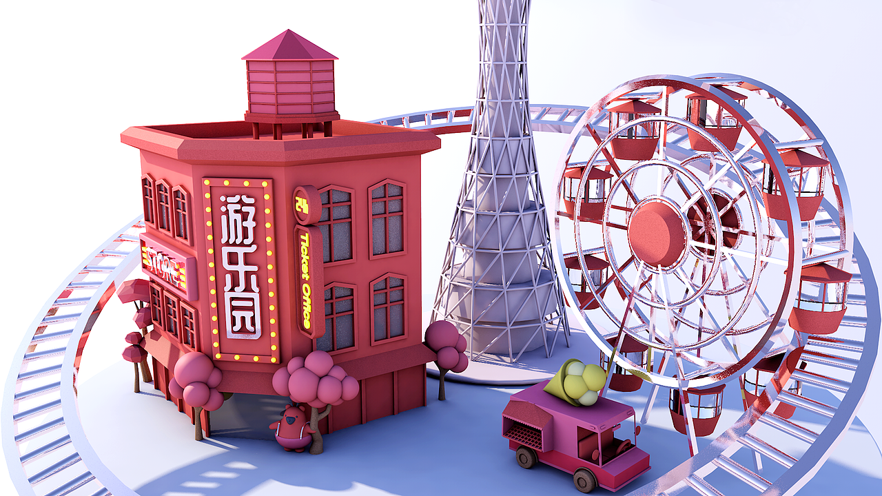 c4d练习3（图ZMTI3ODY5MTEy） - 场景 - 站酷设计师小奇怪原创素材 - 站酷ZCOOL