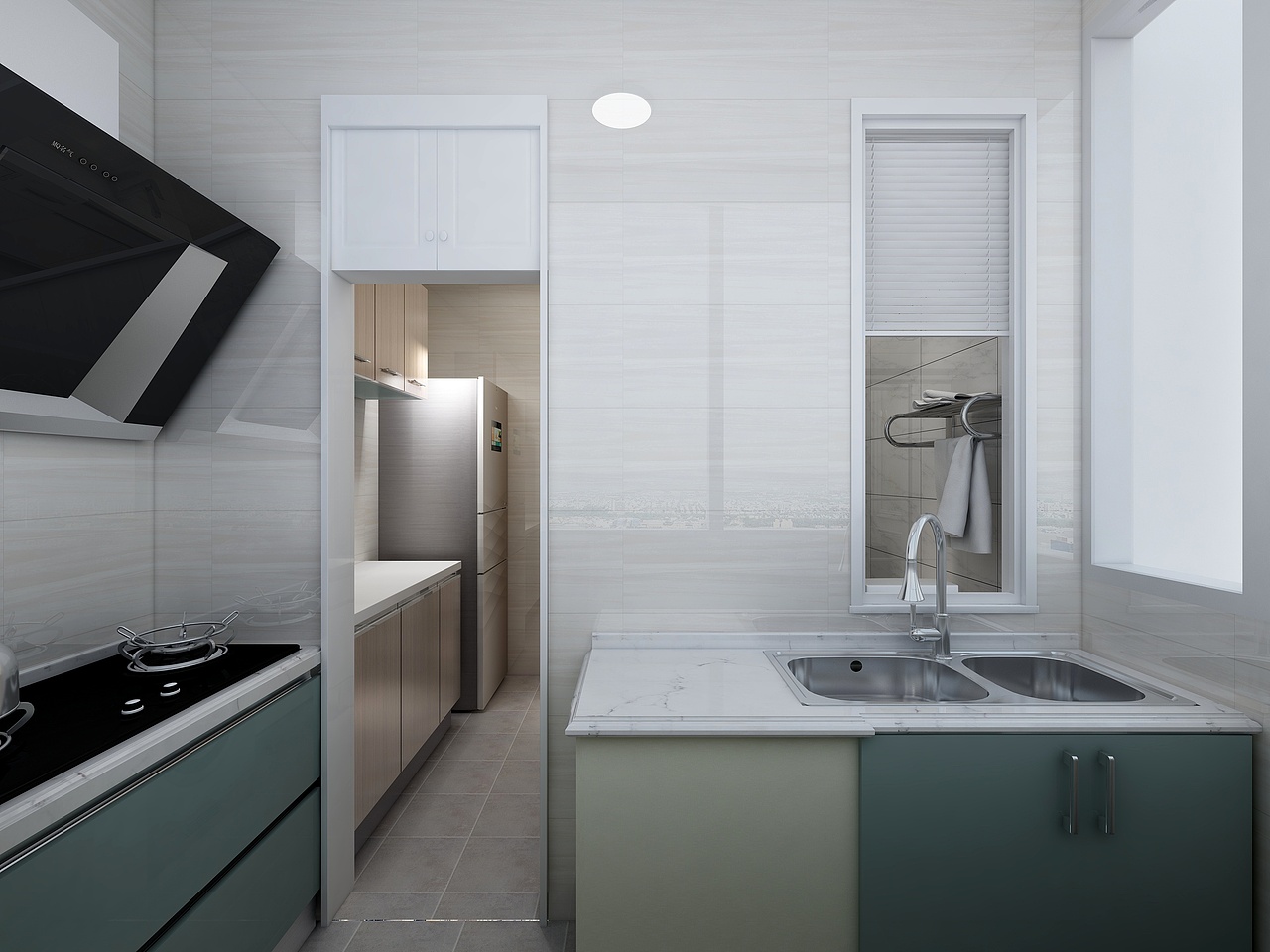 现代简约风格|物探局小区套内45㎡小两居