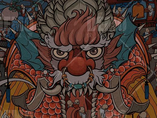 龙王百僧图