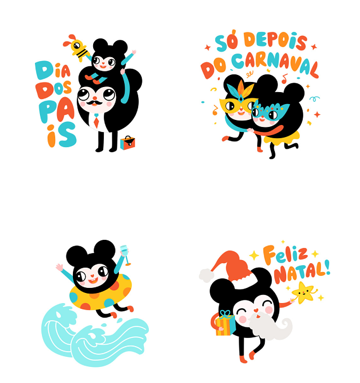 艺峰国际艺术家Muxxi为Google Allo设计（图ZMjU3OTAxNjI4） - 图案 - 站酷设计师AG艺峰国际原创素材 - 站酷ZCOOL