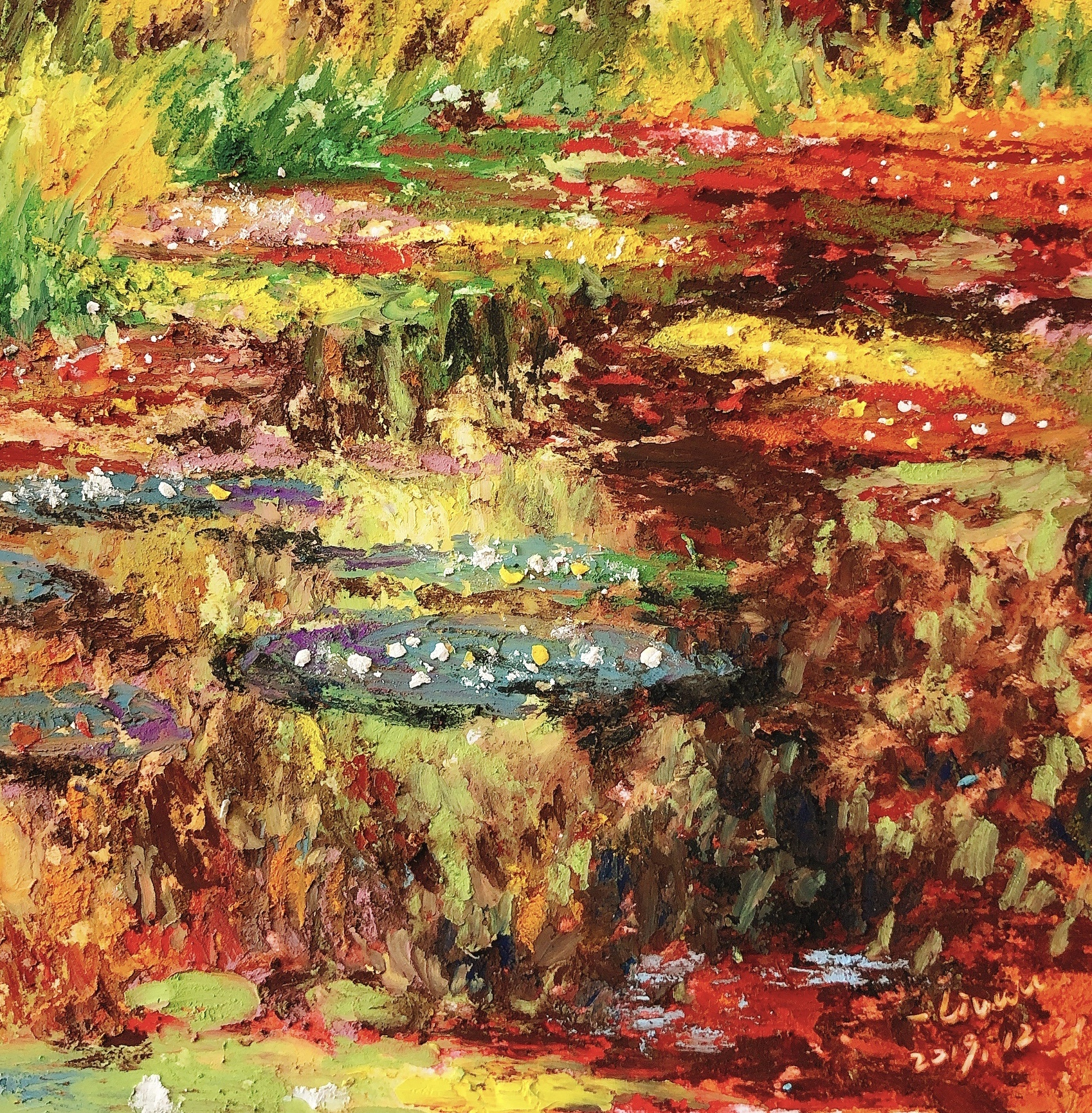 【油画棒】莫奈《睡莲》系列