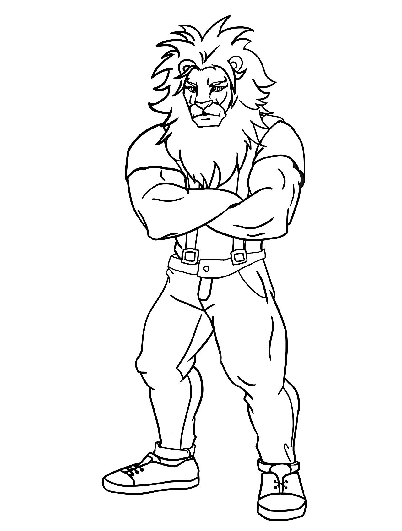 狮子拟人|插画|创作习作|阿拉巴拉拉 - 原创作品 - 站酷 (zcool)