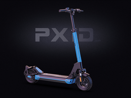  CCF10寸电动滑板车设计-PXID工业设计