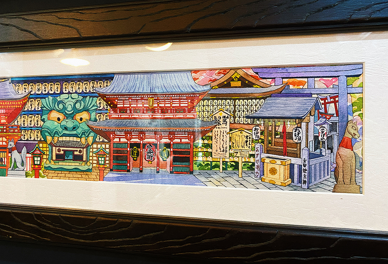 《东京东京》—日本风景水彩手绘插画