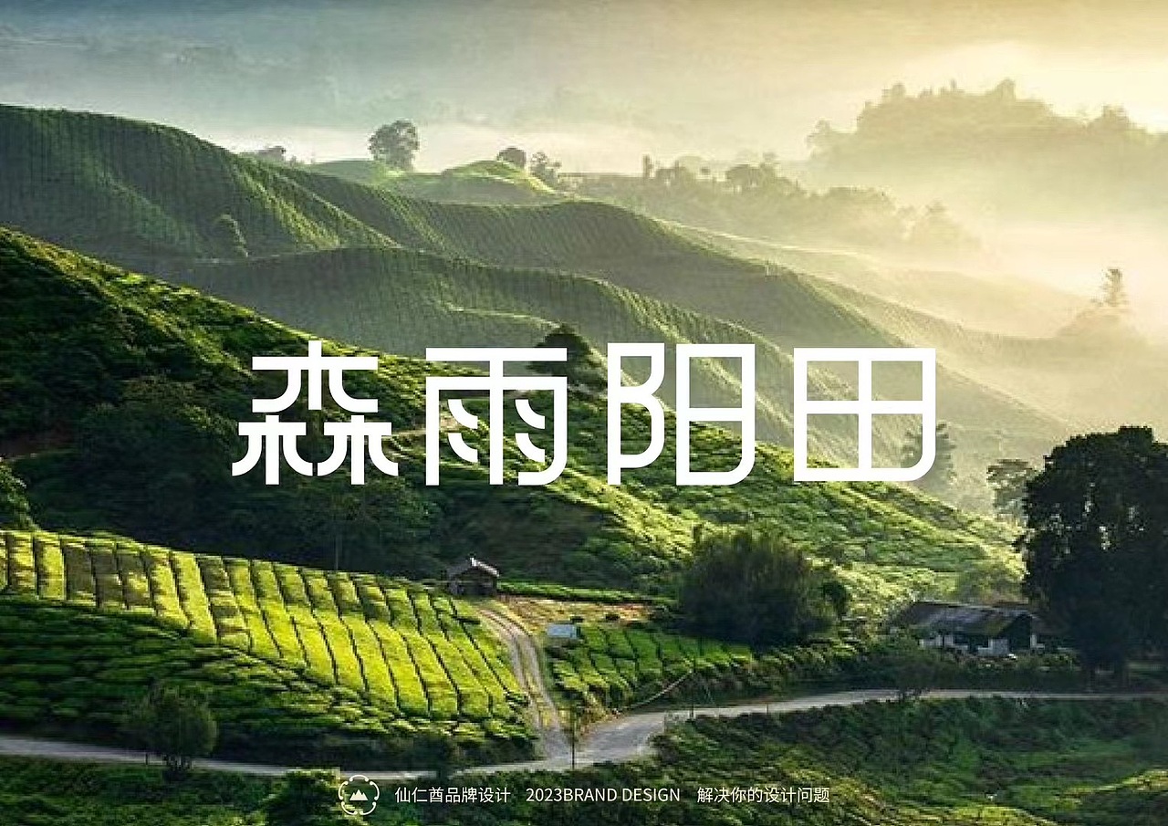 农产品logo标志设计-森雨阳田