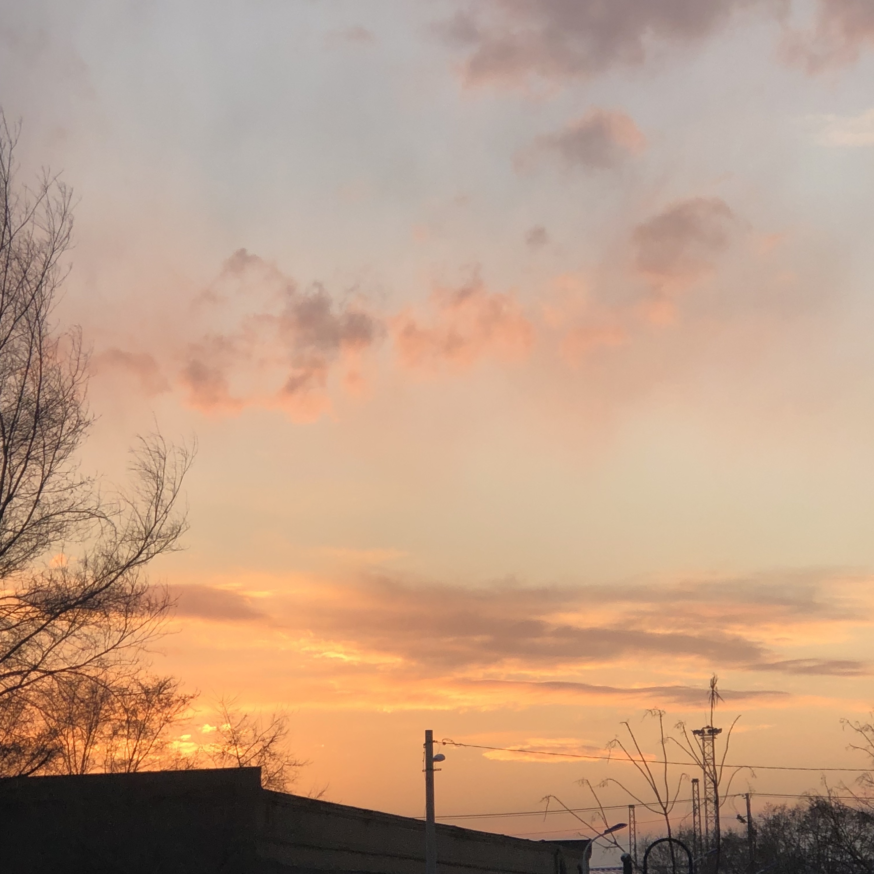 下班回家路上的风景