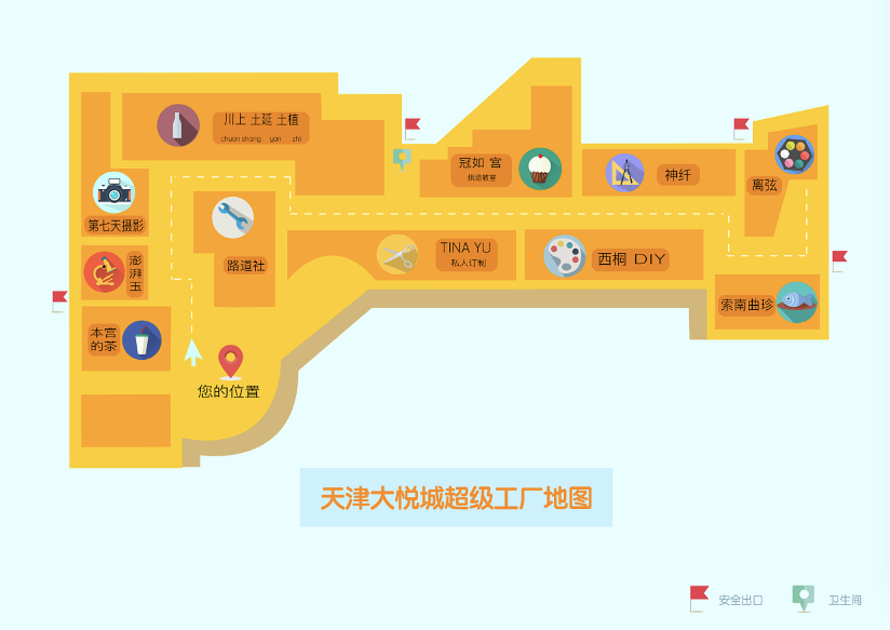 天津大悦城超级工厂导视设计