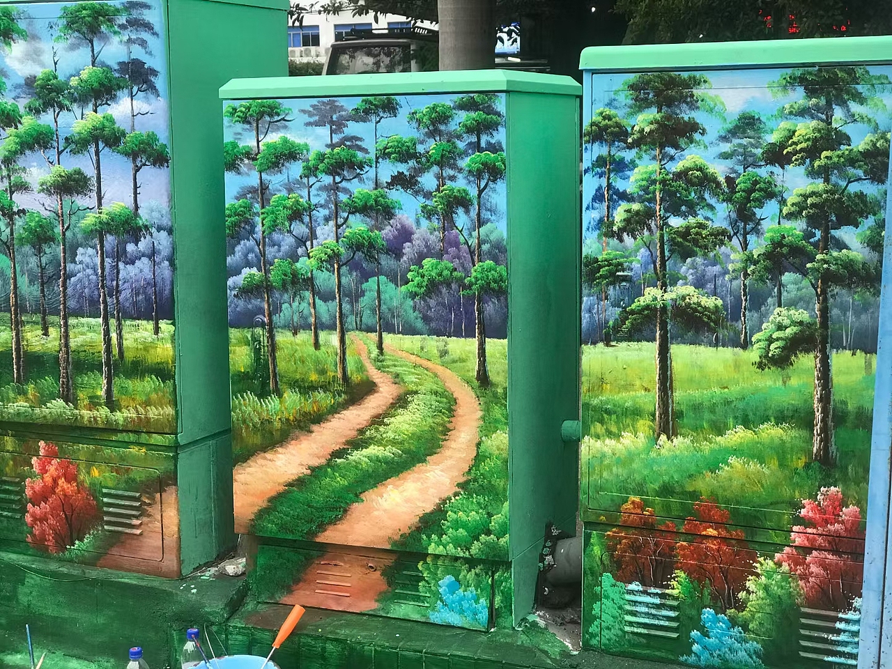 城市电表箱美化