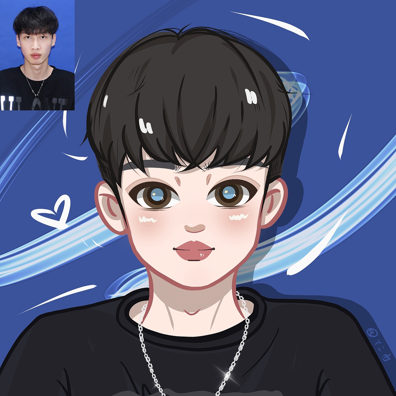 手绘头像练习procreate