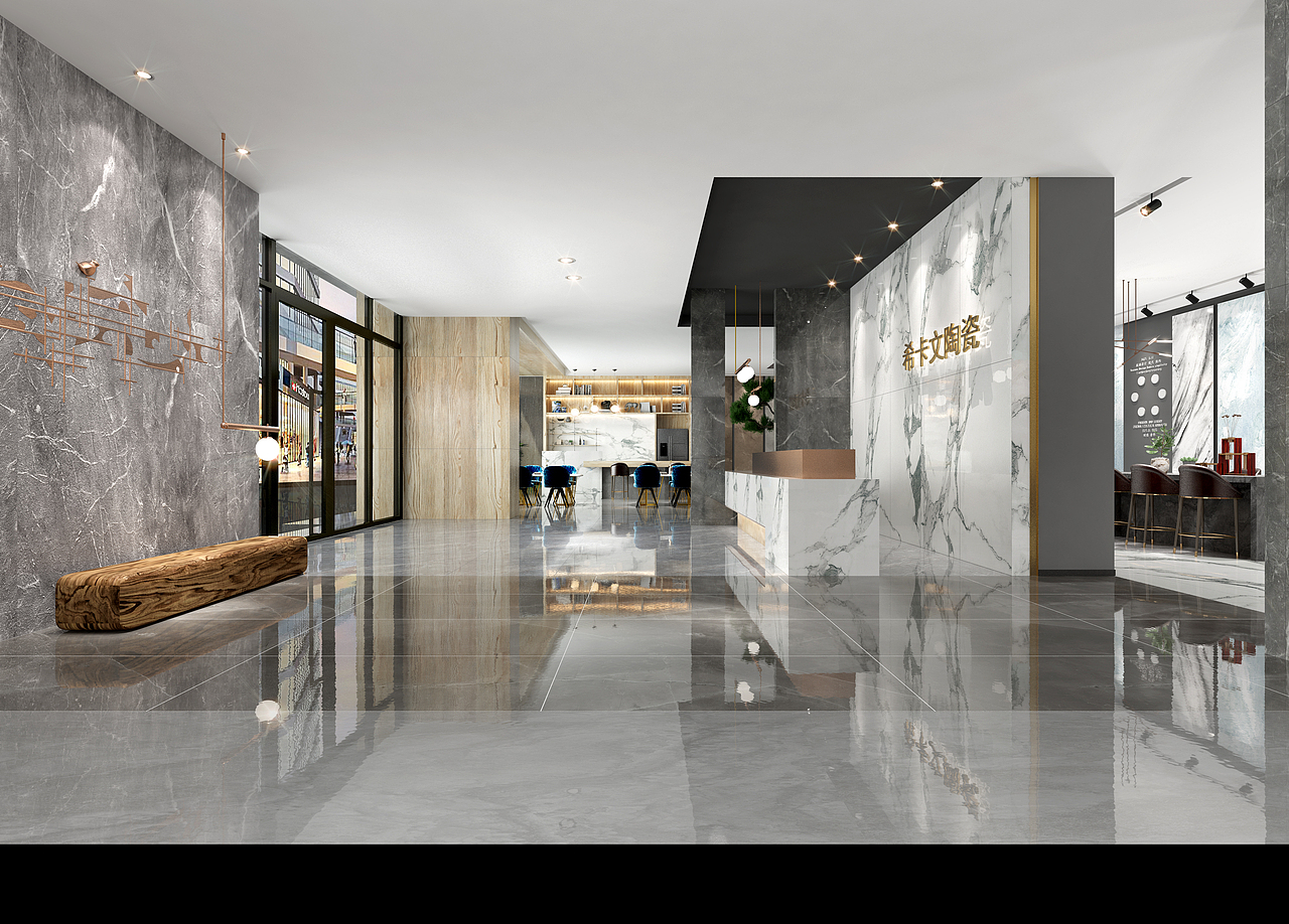 希卡文展厅效果图（图ZMTYxMDIwMjIw） - 家装设计 - 站酷设计师joshua生原创素材 - 站酷ZCOOL