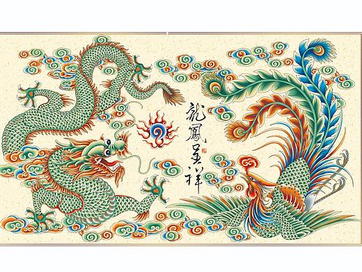 龙凤呈祥插画