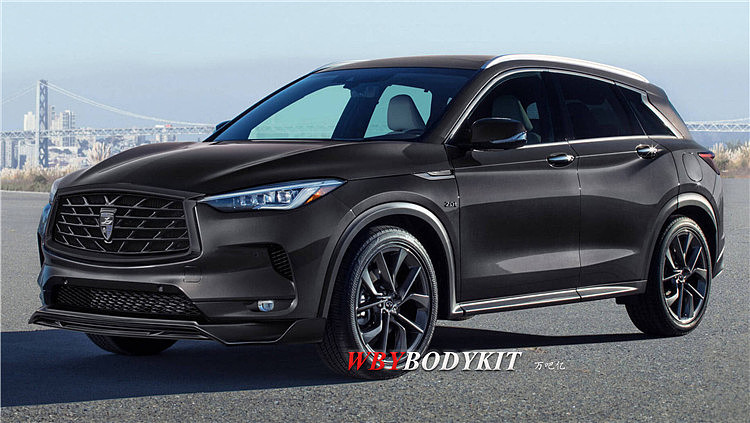 英菲尼迪qx50改装larte design大小包围四出排气|工业/产品|交通工具