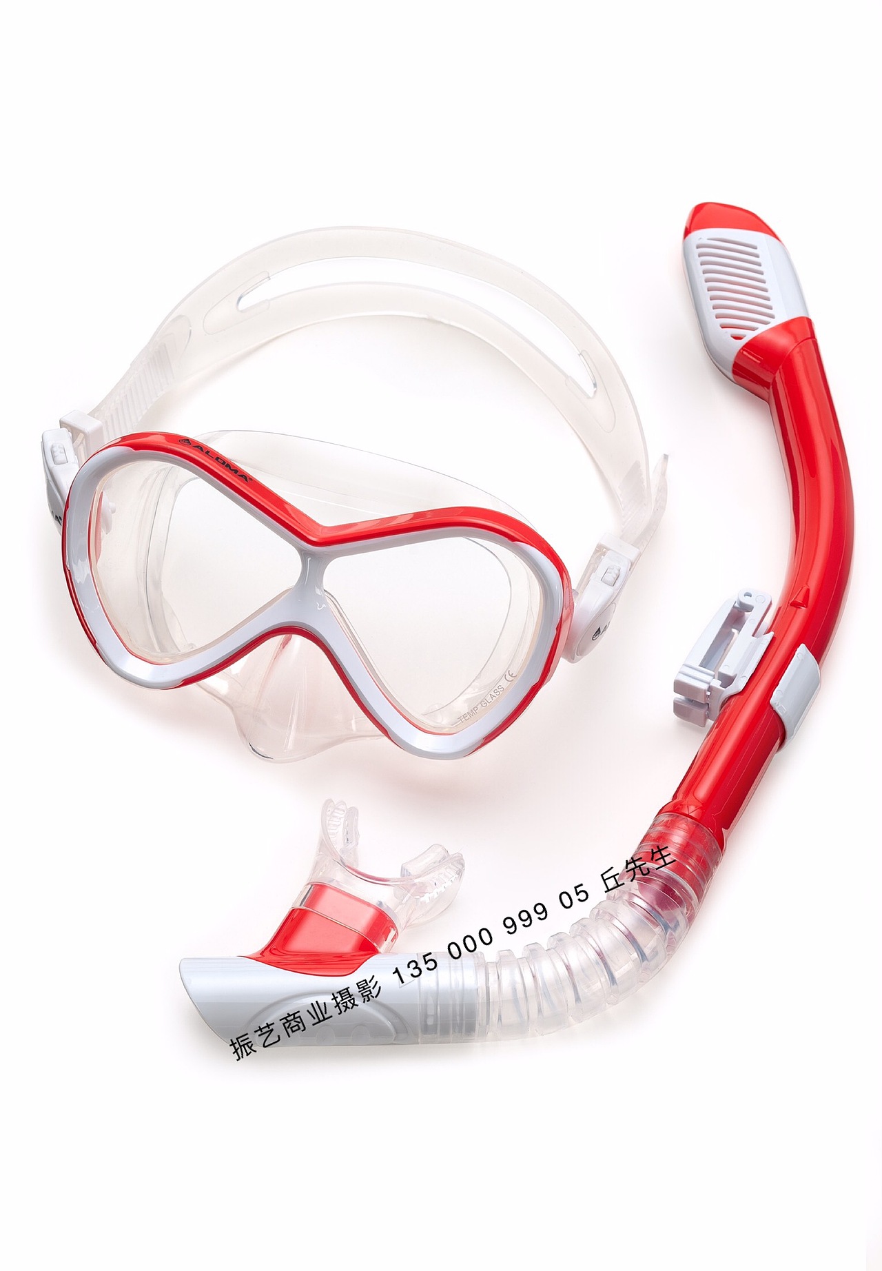 潜水护目镜摄影