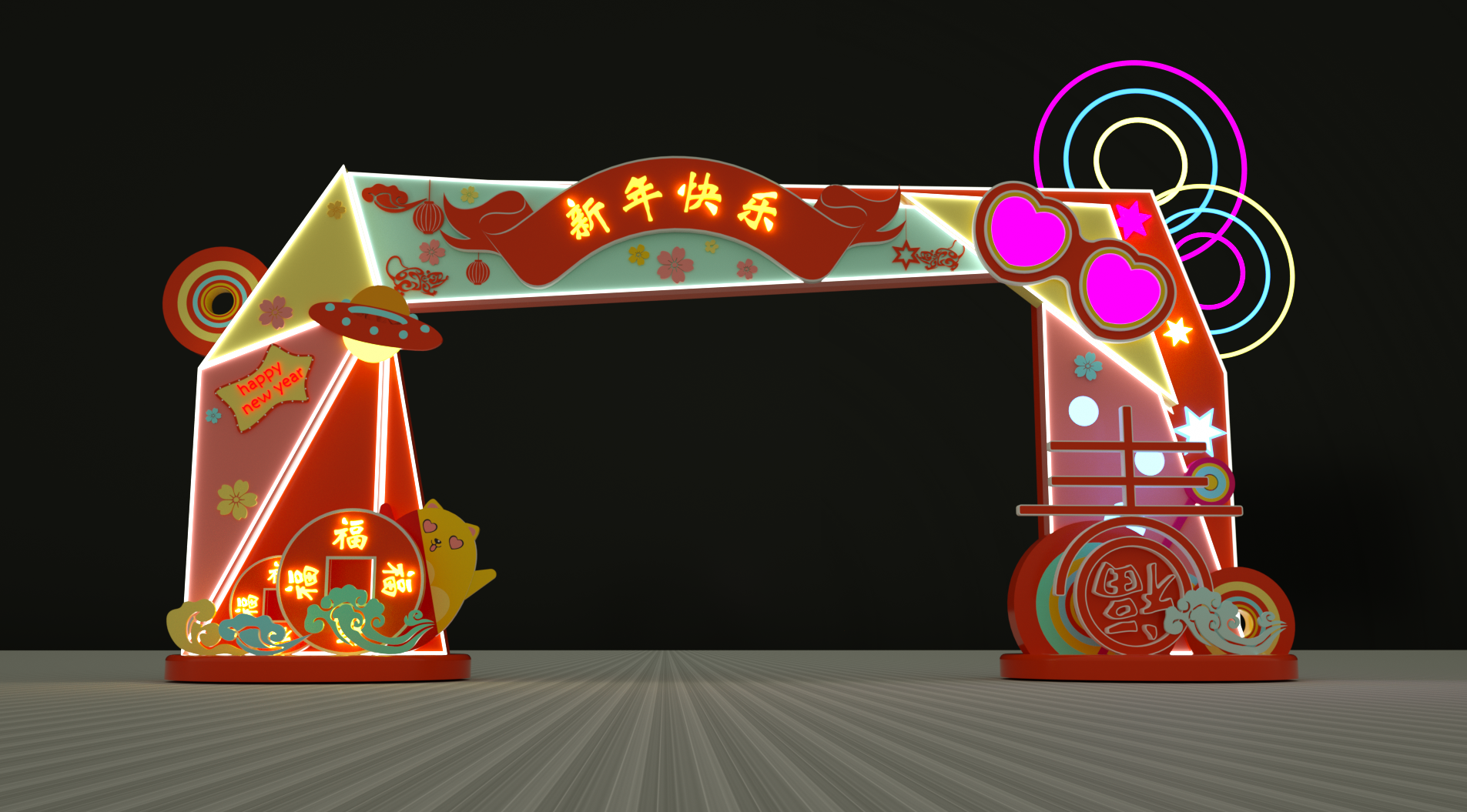 2020新年春节美陈