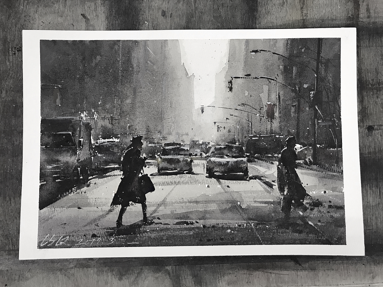 街（图ZMTU2Mzg0NjEy） - 绘画 - 站酷设计师陈思齐水彩原创素材 - 站酷ZCOOL