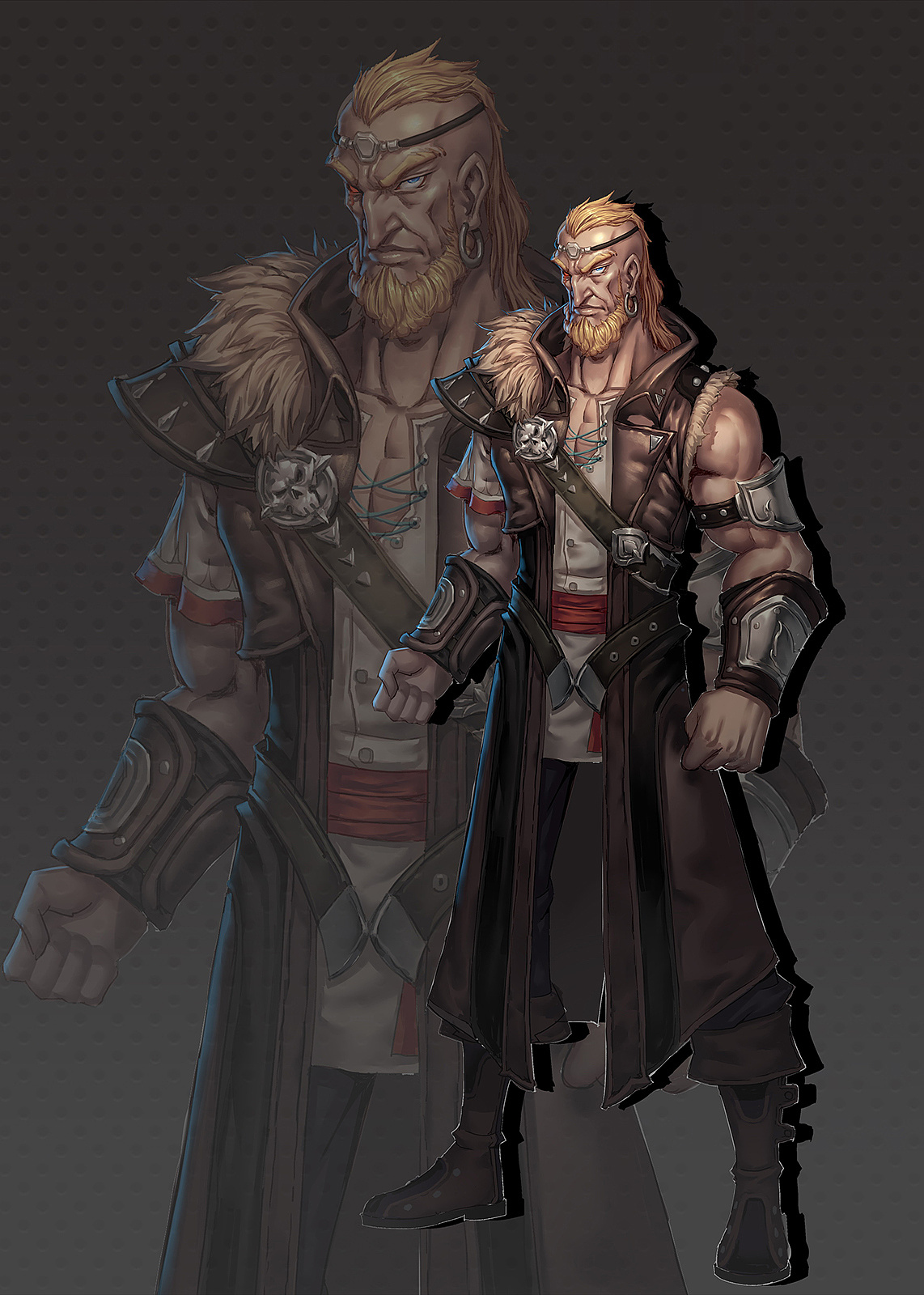 欧美设定|插画|游戏原画|黑色飓风 - 原创作品 - 站酷 (zcool)