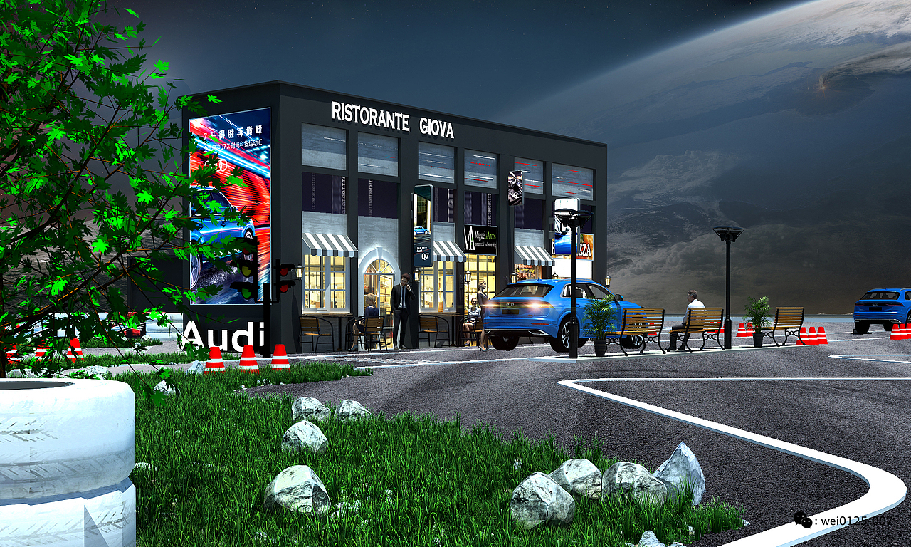 奥迪试驾（图ZMjIzMTkwNTI4） - 其他三维 - 站酷设计师溅起的浪花原创素材 - 站酷ZCOOL