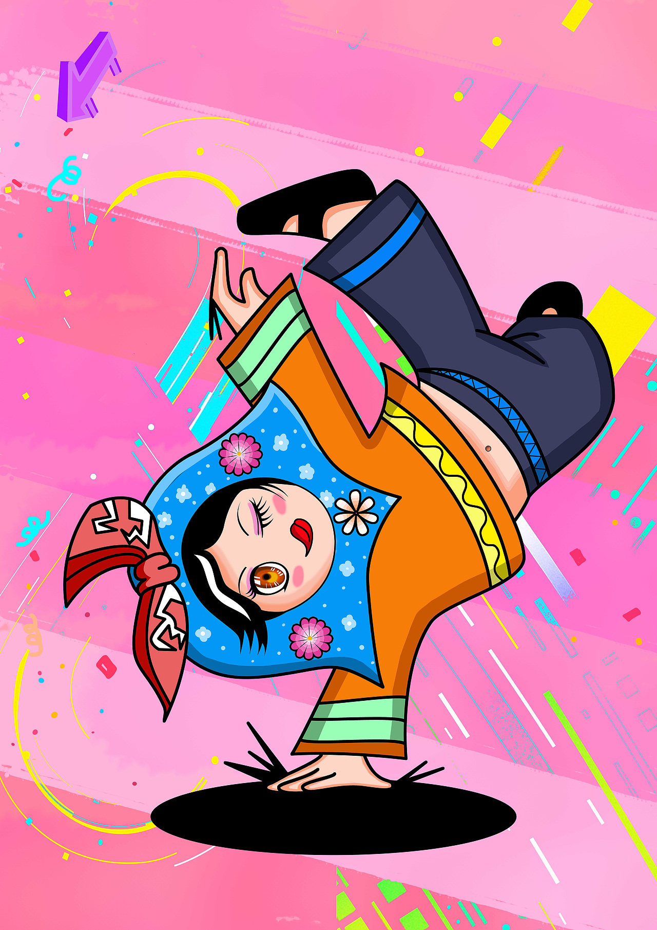 插画-惠安女（图ZMzI2Mjc5ODcy） - 新锐潮流插画 - 站酷设计师削铅笔v原创素材 - 站酷ZCOOL