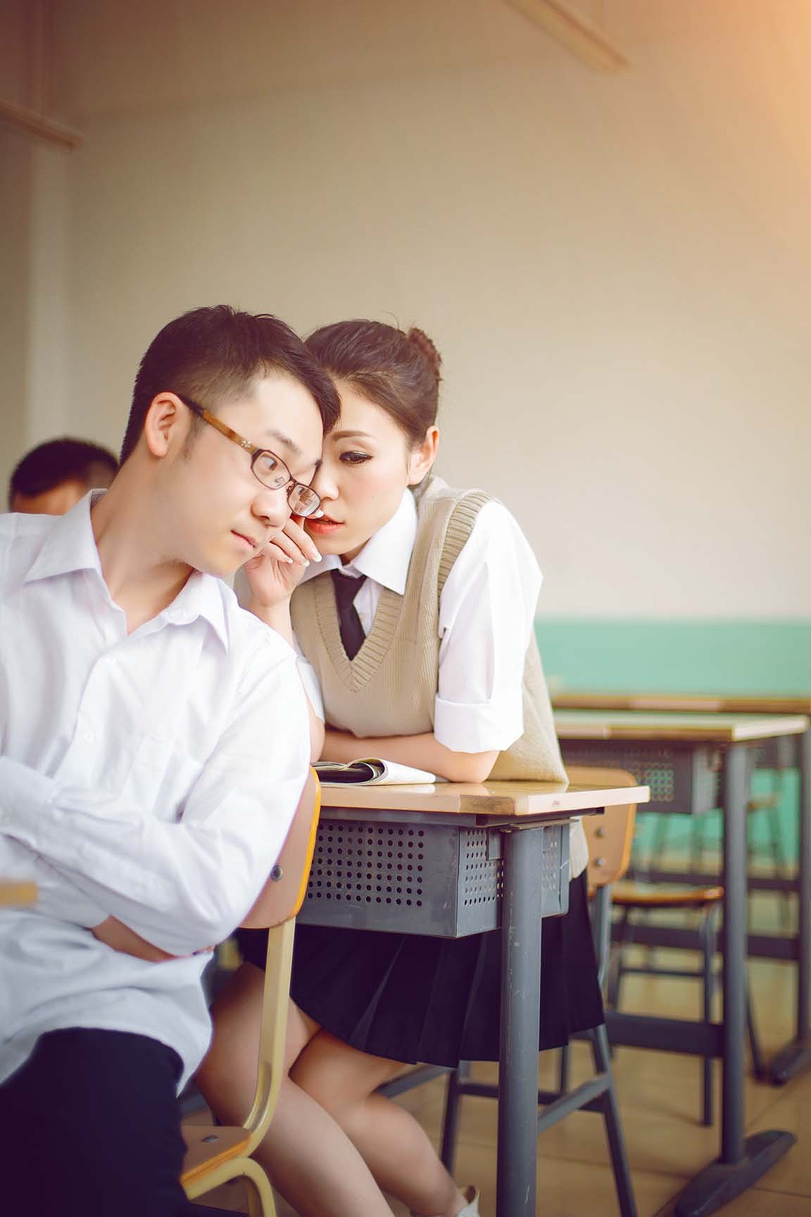 同桌的你婚纱照 其实没穿婚纱