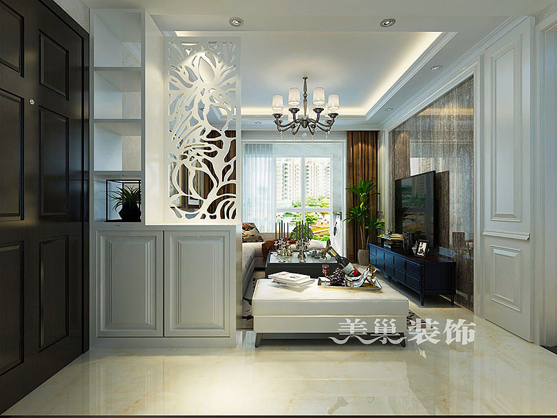 郑州120平清新美式,简洁明亮更适合现代居住