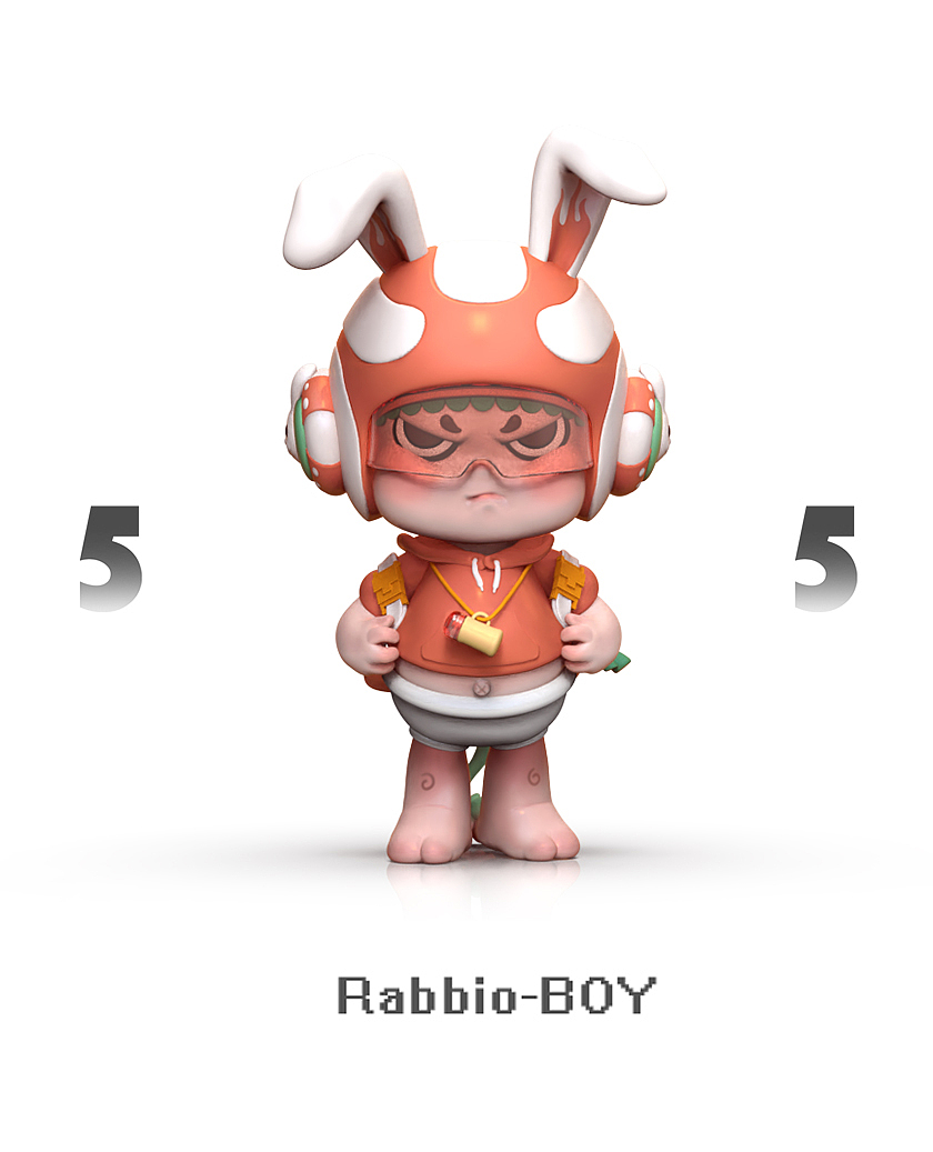 BOY&gir系列5号娃: Rabbio-BOY