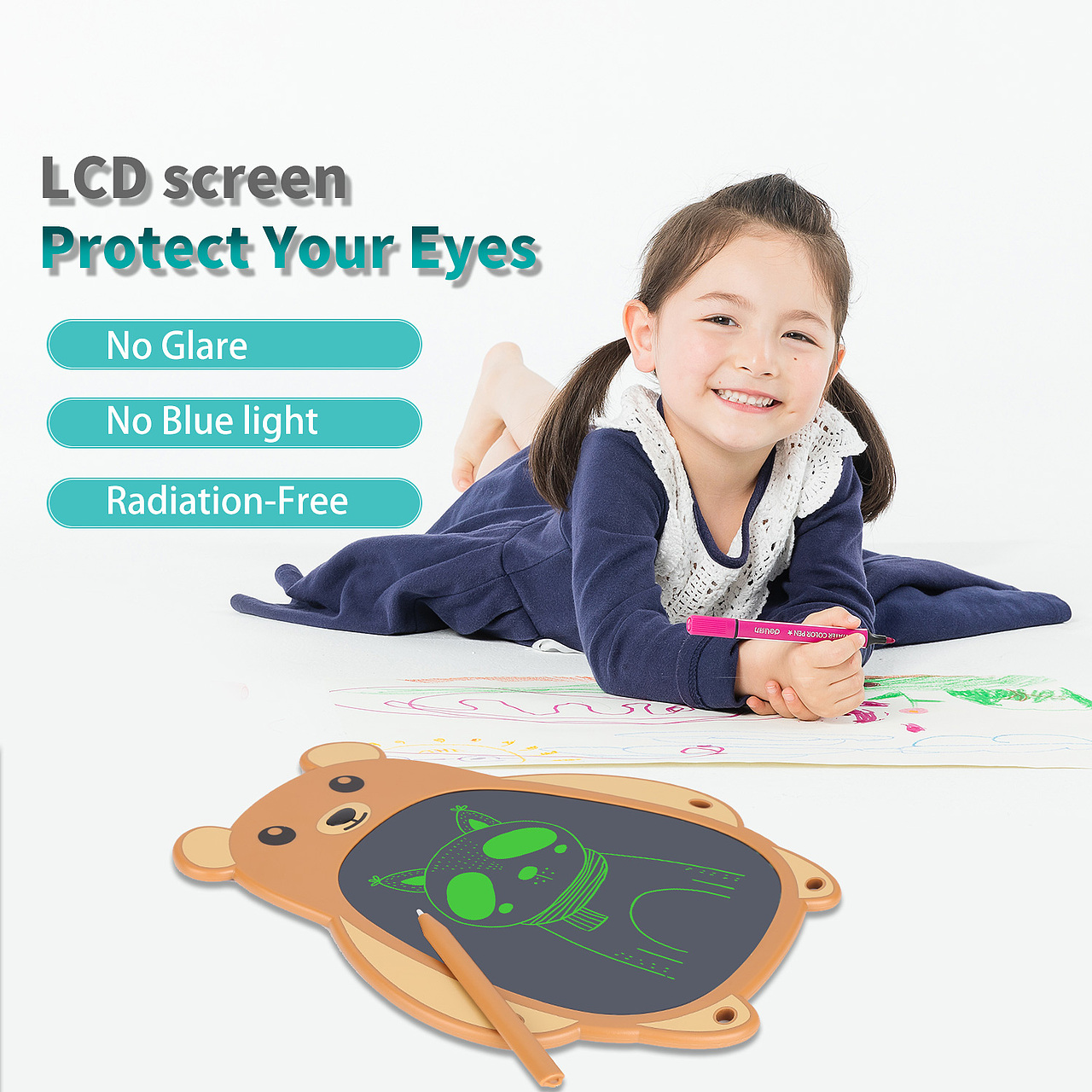 儿童画画板 亚马逊 拍摄 精修 排版