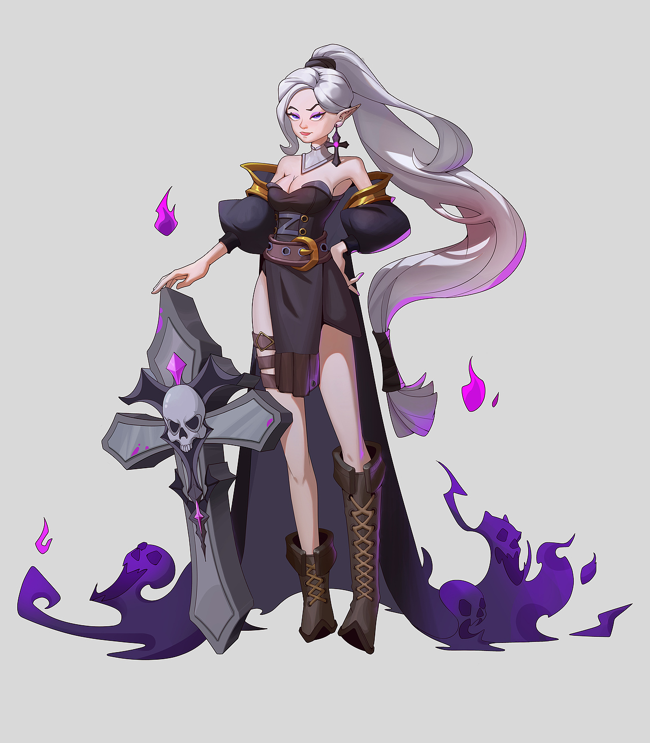 魔法学院|插画|游戏原画|辜十七_原创作品-站酷zcool