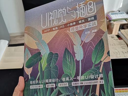 写了一本《UI视觉与插画》的书