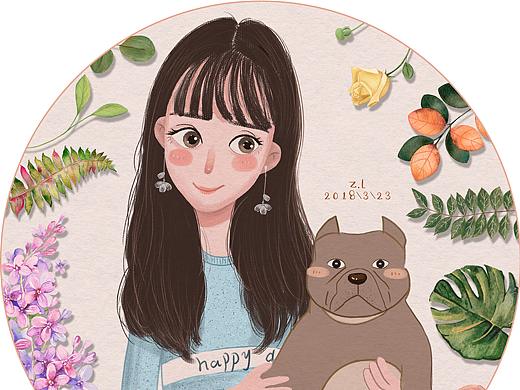 Q版情侣头像（个人主页-ZMjcyNTQ5NzY=） - 儿童插画 - 站酷设计师猫小猪原创素材 - 站酷ZCOOL