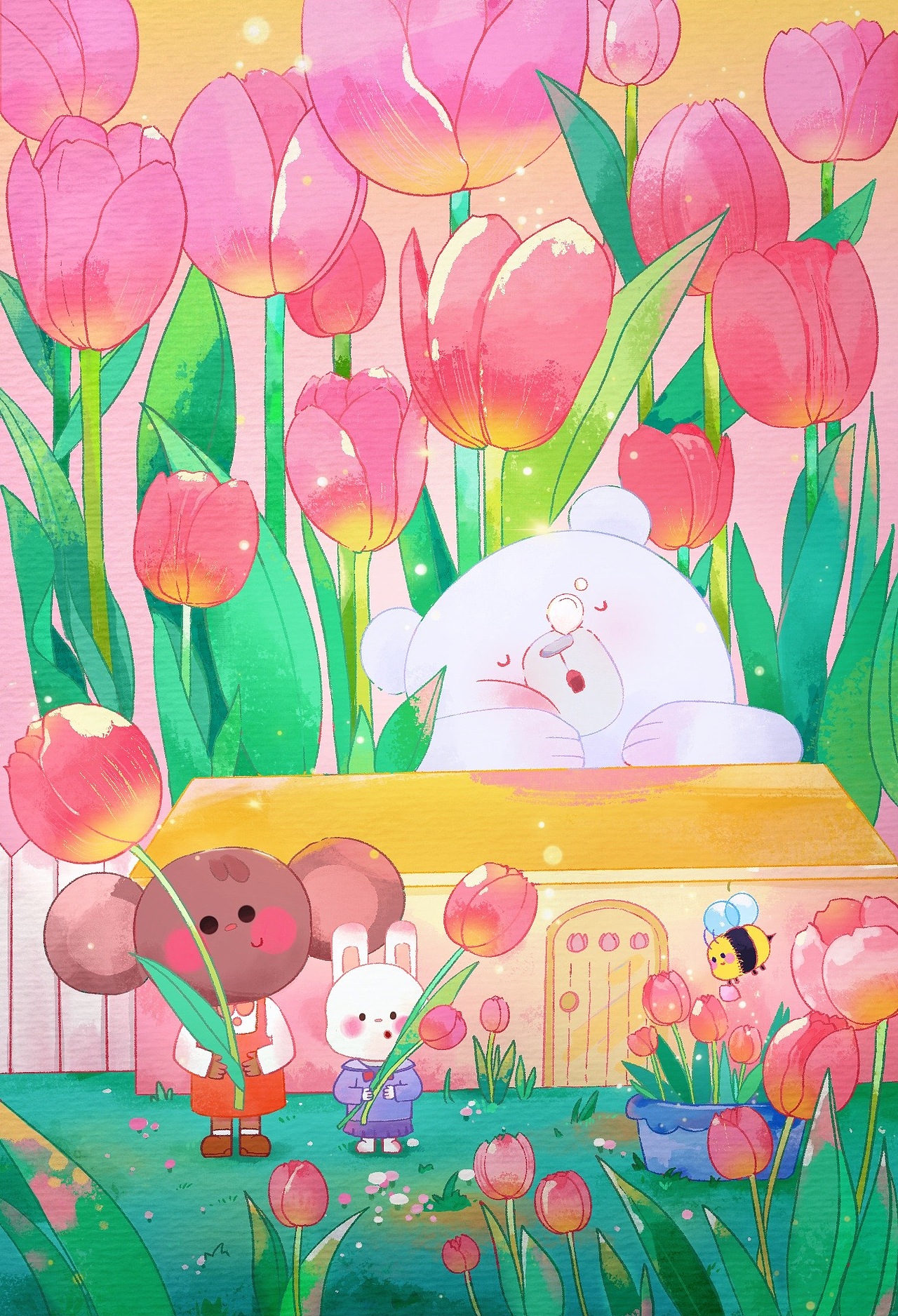 春天花会开（图ZMjk1Nzg5NDIw） - 创作习作 - 站酷设计师樊樊Upup原创素材 - 站酷ZCOOL